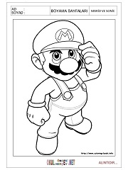 Mario And Sonic boyama sayfaları